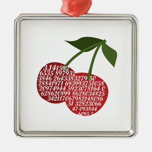 Cherry Complete Pi Metalen Ornament (Voorkant)