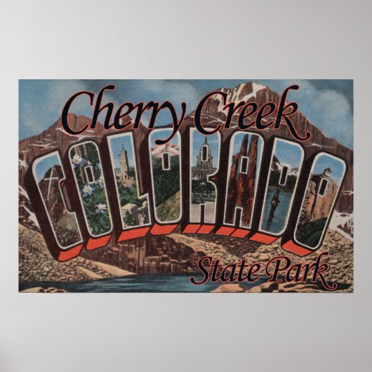 Cherry Creek State Park, Colorado Poster (Voorkant)