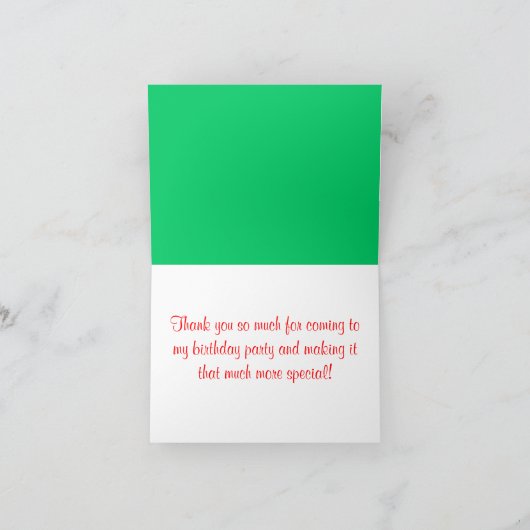 Cherry Cupcake Bedankt (Binnen)