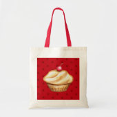 Cherry Cupcake Canvas tas (Voorkant)