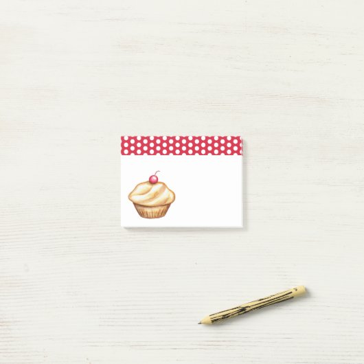 Cherry Cupcake Kitchen Grocery Notes (Op bureau)