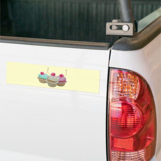 Cherry cupcakes bumpersticker (Op Truck)