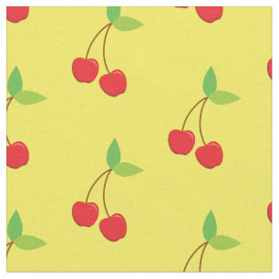 Cherry Cute Fruit Cherries Kitchen Stof