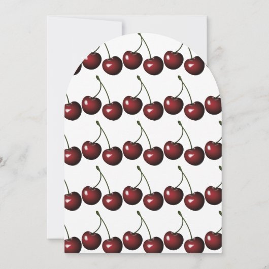 Cherry Design, Cherry First Birthday Invitation (Dos)