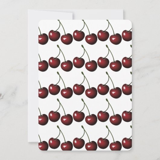 Cherry Design, Cherry First Birthday Invitation (Dos)