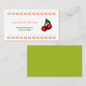 Cherry Design en Logo Visitekaartje (Voorkant / Achterkant)