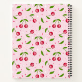 Cherry Disco Ball Pattern Composition Notitieboek (Achterkant)