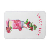 Cherry Drink badmat - aangepaste tekst (Voorkant)