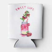 Cherry Drink Koelbox - aangepaste tekst Blikjeskoeler (Voorkant)