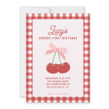 Cherry Eerste Verjaardag