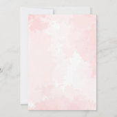 Cherry eerste verjaardagsfeestje uitnodiging (Achterkant)