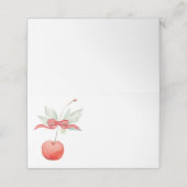 Cherry en Red Ribbon Baby shower (Buitenkant ongevouwen)