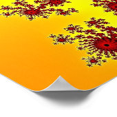 Cherry Fireworks Burst Poster (Hoek)