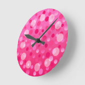 Cherry Fizz 'Bubbles' horloge ronde (Angle)