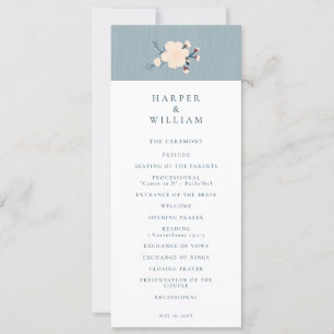 Cherry fleur japandi programme de mariage