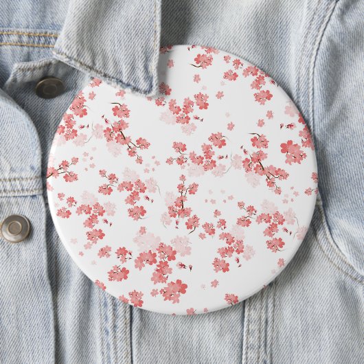 Cherry Flower 2 Ronde Button 6,0 Cm (In situ)