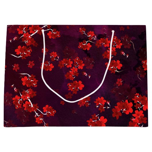 Cherry Flower 3 Groot Cadeauzakje (Voorkant)