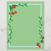 Cherry Framed Briefpapier (Achterkant)