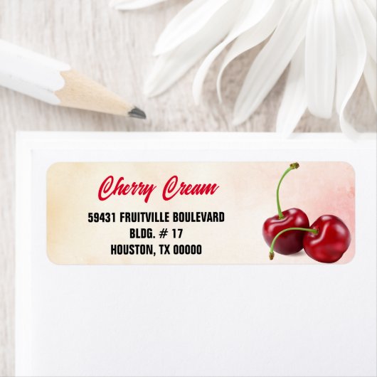 Cherry Fruit Etiket (Insitu)