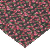 Cherry Fruit op zwart Tafelkleed (Gekanteld)