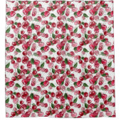 Cherry Fruit patroon Douchegordijn (Voorkant)