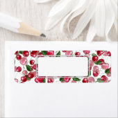 Cherry Fruit patroon Etiket (Insitu)