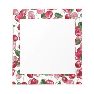 Cherry Fruit patroon Notitieblok