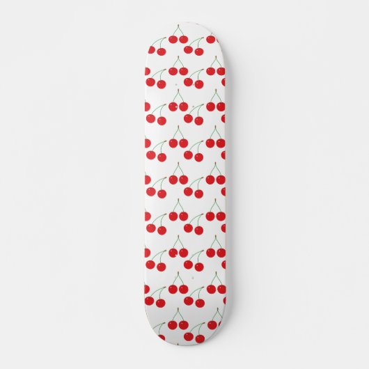 Cherry Fruit Pattern Skateboard (Voorkant)