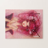 Cherry geisha legpuzzel (Horizontaal)