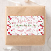 Cherry gepersonaliseerd inblikken label (Insitu)