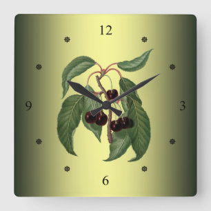 Cherry ~ Giorgio Gallesio ~ Botanische vruchten ~ Vierkante Klok