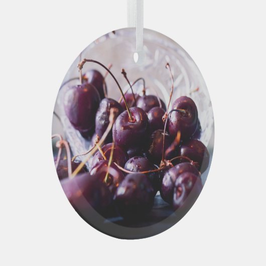 Cherry Glas Ornament (Voorkant Rechts)