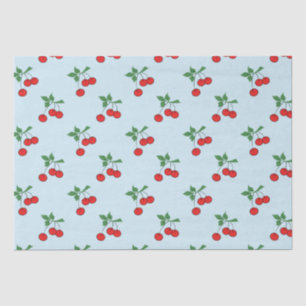 Cherry Graphic Modern Red Cherries Tissuepapier