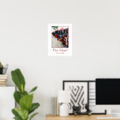 'Cherry Grove Pride Wagon'-poster Poster (Thuiskantoor)
