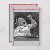 Cherry Guilt Retro Briefkaart (Voorkant / Achterkant)