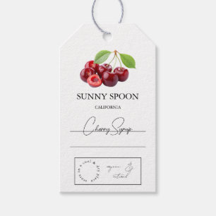 Cherry Hang Label Cadeaulabel