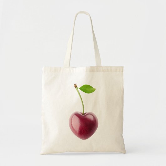 Cherry hart tote bag (Voorkant)