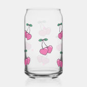 Cherry harten blikvorm glas (Voorkant)