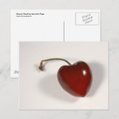 Cherry Heart Briefkaart (Voorkant / Achterkant)