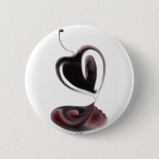 Cherry Heart Button (Voorkant)