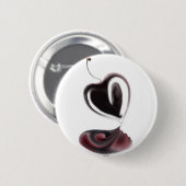 Cherry Heart Button (Voorkant /achterkant)