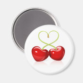 Cherry Heart Magneet (Voorkant / Achterkant)