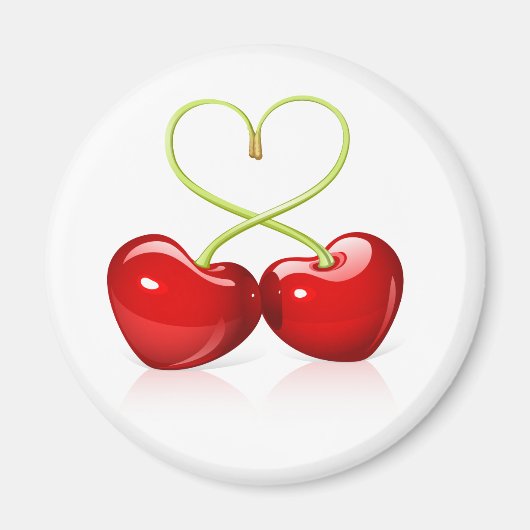 Cherry Heart Magneet (Voorkant)