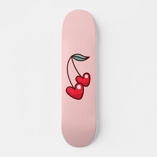 Cherry Heart Skateboard (Voorkant)