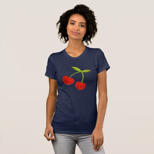 Cherry-illustratie T-shirt (Voorkant volledig)