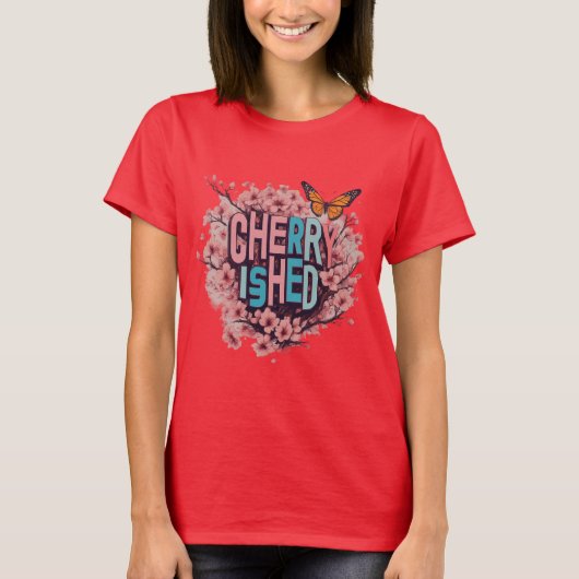 CHERRY-ISHED T-shirt (Voorkant)