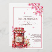 Cherry Jam Cherry Blossoms Vrijgezellenfeest Kaart (Voorkant / Achterkant)