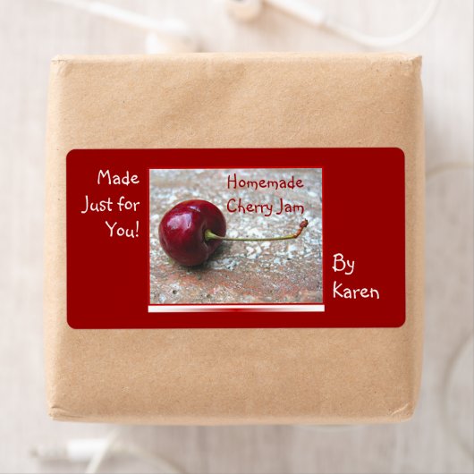 Cherry Jam label (Insitu)