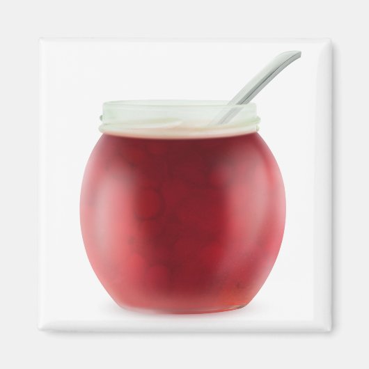 Cherry jam magneet (Voorkant)