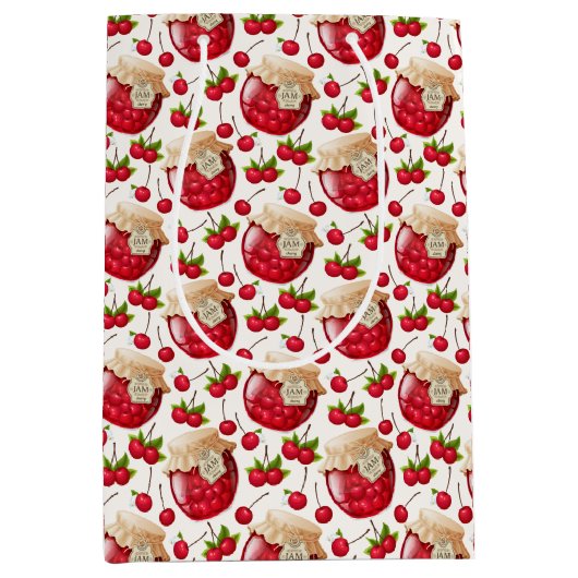 Cherry Jam Medium Cadeauzakje (Voorkant)